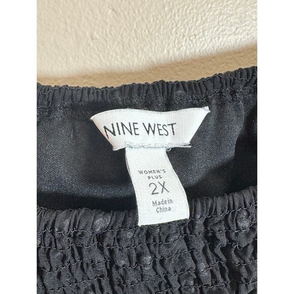 Women’s Plus Size 2X Blouses Boho Neutral Cottage Ruffle *Bundle of 2* - Picture 10 of 12